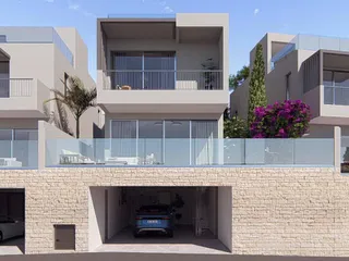 Комплекс вилл в 5 минутах от моря, в центре Пафоса, Кипр