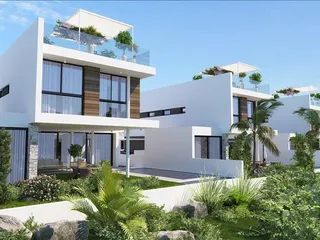 Новый комплекс вилл с садами на крыше в 500 метрах от пляжа, Пернера, Кипр