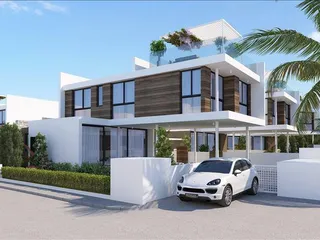 Новый комплекс вилл с садами на крыше в 500 метрах от пляжа, Пернера, Кипр