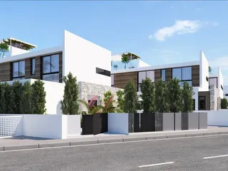 Новый комплекс вилл с садами на крыше в 500 метрах от пляжа, Пернера, Кипр