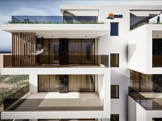 Новая резиденция с садом на крыше рядом с морем и центром Ларнаки, Ливадия, Кипр