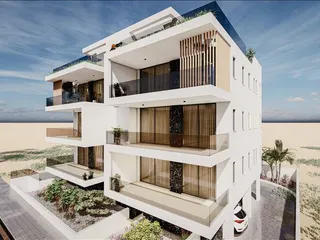 Новая резиденция с садом на крыше рядом с морем и центром Ларнаки, Ливадия, Кипр