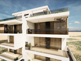 Новая резиденция с садом на крыше рядом с морем и центром Ларнаки, Ливадия, Кипр