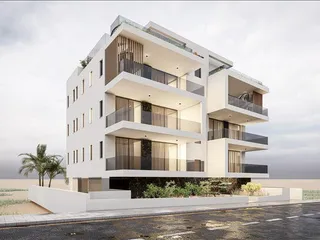 Новая резиденция с садом на крыше рядом с морем и центром Ларнаки, Ливадия, Кипр