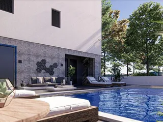 Новая резиденция с бассейном в 500 метрах от моря, Пафос, Кипр