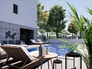 Новая резиденция с бассейном в 500 метрах от моря, Пафос, Кипр