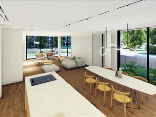 Комплекс вилл с бассейнами недалеко от пляжа, Асоматос, Кипр