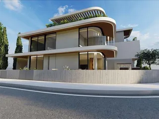 Комплекс вилл с бассейнами недалеко от пляжа, Асоматос, Кипр