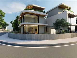 Комплекс вилл с бассейнами недалеко от пляжа, Асоматос, Кипр