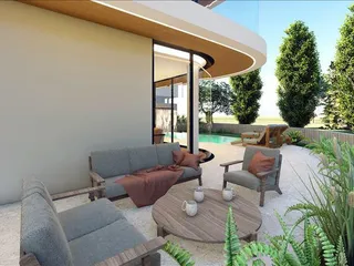 Комплекс вилл с бассейнами недалеко от пляжа, Асоматос, Кипр