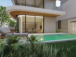 Комплекс вилл с бассейнами недалеко от пляжа, Асоматос, Кипр