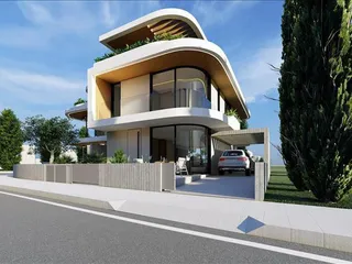 Комплекс вилл с бассейнами недалеко от пляжа, Асоматос, Кипр