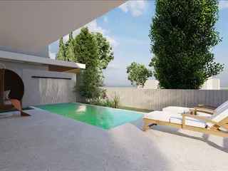 Комплекс вилл с бассейнами недалеко от пляжа, Асоматос, Кипр