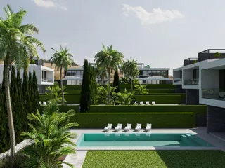 Новый жилой комплекс с бассейнами, садами и видами на море, Агиос Тихонас, Кипр