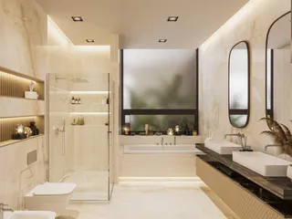 Новый жилой комплекс с бассейнами, садами и видами на море, Агиос Тихонас, Кипр