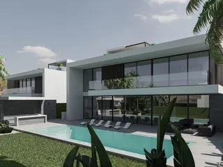 Новый жилой комплекс с бассейнами, садами и видами на море, Агиос Тихонас, Кипр