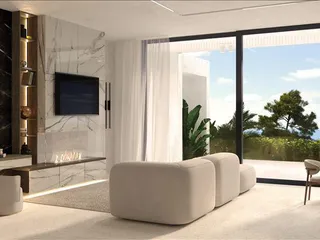 Новый закрытый жилой комплекс с бассейнами и видами на море рядом с пляжем и центром Лимасола, Агиос Тихонас, Кипр