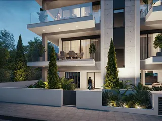 Новая резиденция с видом на море рядом с пляжем и историческим центром Лимасола, Неаполис, Кипр