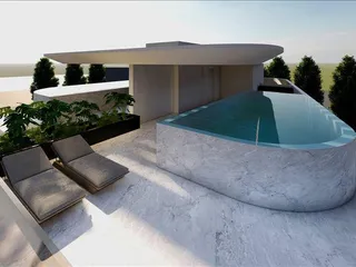 Новая резиденция с парковкой рядом с пляжем, Героскипу, Кипр