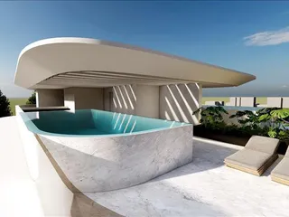 Новая резиденция с парковкой рядом с пляжем, Героскипу, Кипр