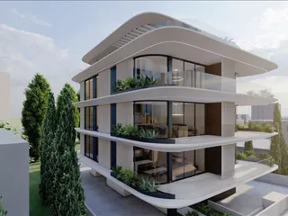 Новая резиденция с парковкой рядом с пляжем, Героскипу, Кипр