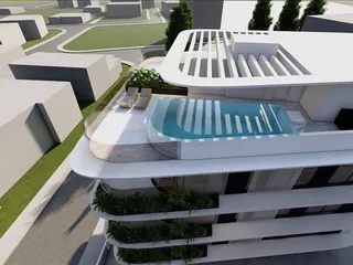 Новая резиденция с парковкой рядом с пляжем, Героскипу, Кипр