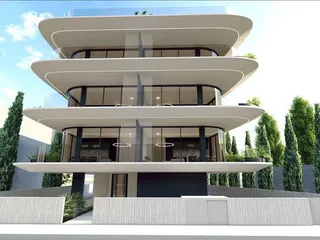 Новая резиденция с парковкой рядом с пляжем, Героскипу, Кипр