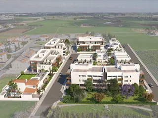 Закрытый жилой комплекс с бассейном и детской площадкой, Ларнака, Кипр