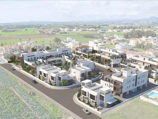 Закрытый жилой комплекс с бассейном и детской площадкой, Ларнака, Кипр