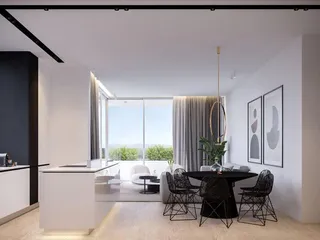 Таунхаусы в новой резиденции с бассейном и тренажерным залом в 450 метрах от моря, Пафос, Кипр