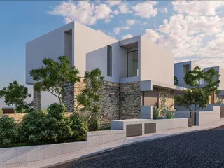 Новый комплекс вилл с бассейнами и панорамными видами, Героскипу, Кипр