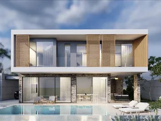 Новый комплекс вилл с бассейнами и панорамными видами, Героскипу, Кипр