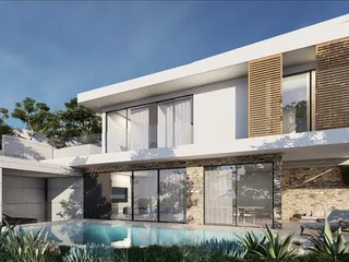 Новый комплекс вилл с бассейнами и панорамными видами, Героскипу, Кипр