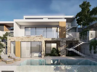 Новый комплекс вилл с бассейнами и панорамными видами, Героскипу, Кипр