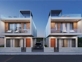 Новый комплекс вилл с бассейнами и садами рядом с морем, Героскипу, Кипр