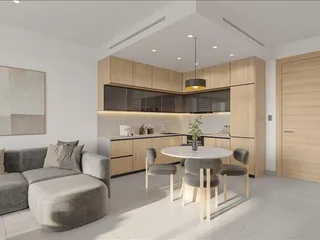 Новая резиденция с бассейнами, рестораном и коворкингом в туристическом районе Пафоса, Кипр