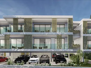 Новая резиденция с бассейнами, рестораном и коворкингом в туристическом районе Пафоса, Кипр