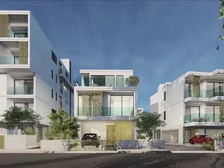 Новая резиденция с бассейнами, рестораном и коворкингом в туристическом районе Пафоса, Кипр