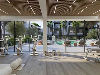 Новая резиденция с бассейнами, коворкингом и детскими площадками рядом с полем для гольфа, Лимасол, Кипр