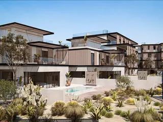 Виллы с бассейнами в новом жилом комплексе с прямым выходом на пляж, Протарас, Кипр