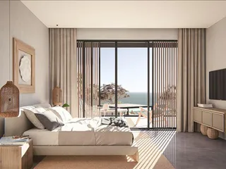 Виллы с бассейнами в новом жилом комплексе с прямым выходом на пляж, Протарас, Кипр