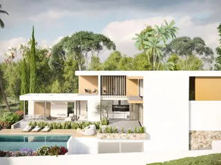 Вилла с бассейном и панорамными видами, Гермасогейя, Кипр