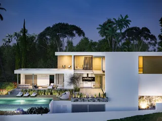 Вилла с бассейном и панорамными видами, Гермасогейя, Кипр