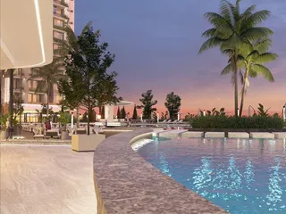 Многофункциональный комплекс с бассейнами и ресторанами рядом с морем, Ливадия, Кипр