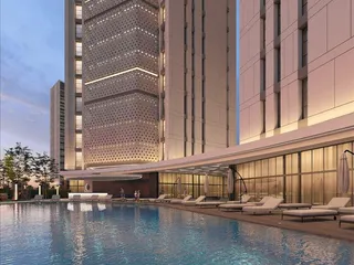 Многофункциональный комплекс с бассейнами и ресторанами рядом с морем, Ливадия, Кипр