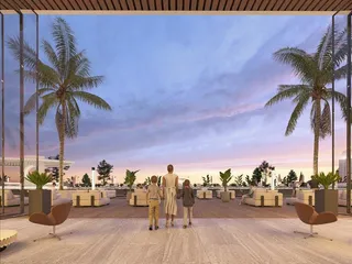 Многофункциональный комплекс с бассейнами и ресторанами рядом с морем, Ливадия, Кипр