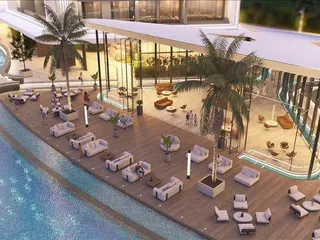 Многофункциональный комплекс с бассейнами и ресторанами рядом с морем, Ливадия, Кипр