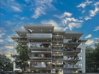 Новый комплекс с зеленой зоной и живописными видами в 5 минутах от пляжей, в центре Ларнаки, Кипр