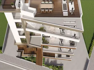 Новый комплекс с зеленой зоной и живописными видами рядом с гаванью, Ларнака, Кипр