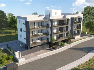 Новая резиденция с парковкой и зеленой зоной, Строволос, Кипр